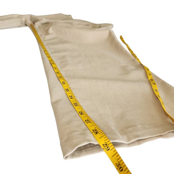 BDG Womens Mia Straight Leg Chino Pant Size 8 Khaki Sand High Rise Front Pleat - Picture 14 of 15